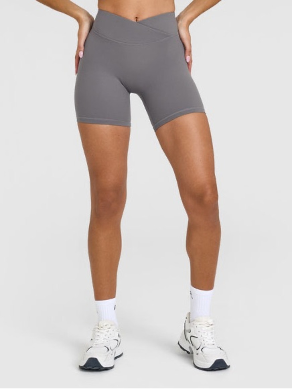 Oner Active Unified Wrap Shorts 6” Ash Grey